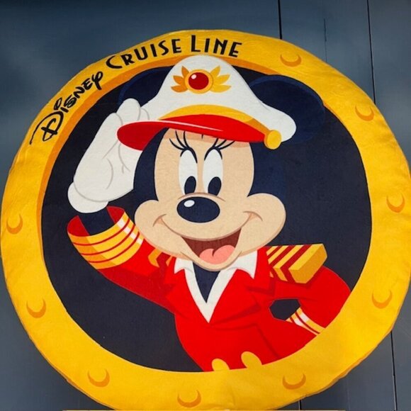 Disney Collectible Micky Mouse Cruise Pillow - Picture 2 of 5